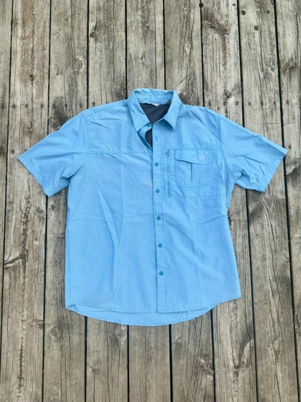 Durable Wrangler Tech Button Down Short Sleeve Shirt
